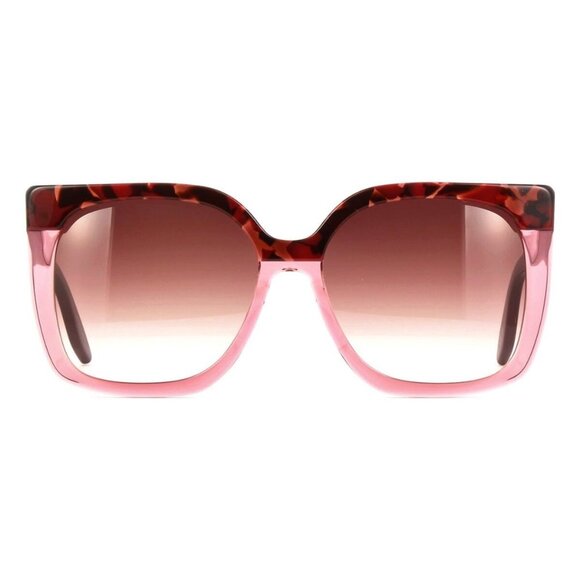 New BARTON PERREIRA Vanity Red Square BP0239/S 2QW Sunglasses Women - Picture 2 of 6